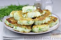 Фото приготовления рецепта: Постные котлеты из цветной капусты с зеленью - шаг №14