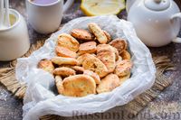 Фото к рецепту: Творожное печенье с миндалём