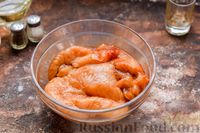 Фото приготовления рецепта: Куриные рулетики с помидорами и сыром (в духовке) - шаг №4