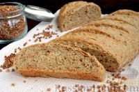 Фото приготовления рецепта: Постный пшеничный хлеб с гречкой - шаг №19