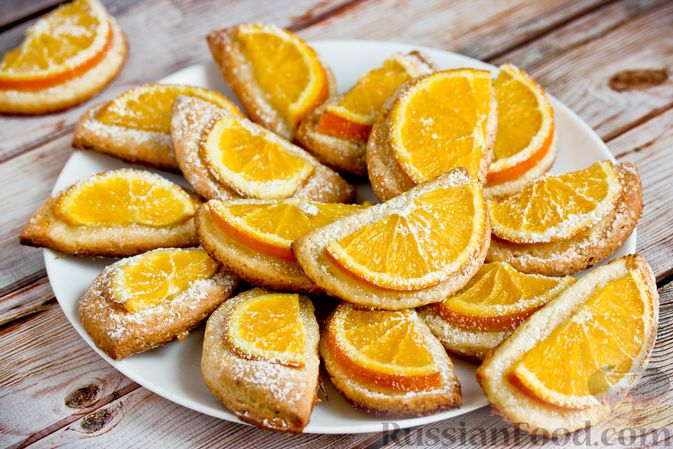 Апельсиновое печенье с корицей