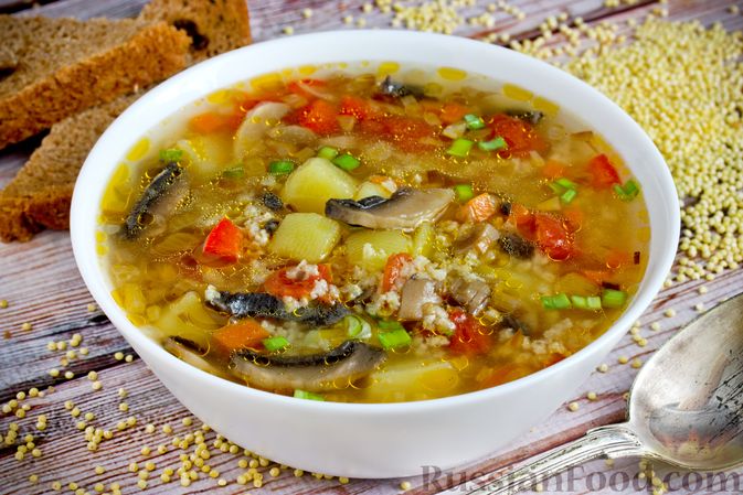 2. Простой грибной суп с картофелем