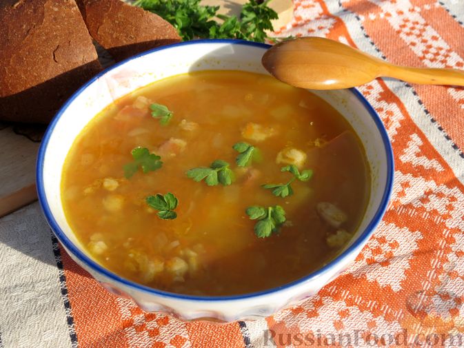 Суп из чечевицы с копченостями | Вкусный и простой рецепт - Агро-Альянс | Мир Круп