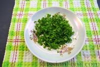 Фото приготовления рецепта: Зелёный борщ со щавелем и черемшой (без мяса) - шаг №16