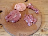 Фото приготовления рецепта: Запеканка с курицей, гречкой, грибами и овощами - шаг №3