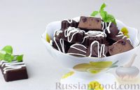 Фото к рецепту: Шоколадные желейные конфеты с вишней