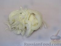 Фото приготовления рецепта: Фунчоза с индейкой, грибами и сладким перцем - шаг №4