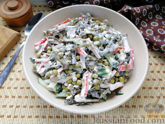 Салат с морской капустой и майонезом рецепт – Китайская кухня: Салаты. «Еда»