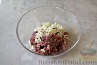 Фото приготовления рецепта: Пирог из лаваша, с мясом, капустой и грибами - шаг №6