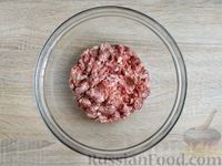 Фото приготовления рецепта: "Гнёзда" из мясного фарша с начинкой из грибов и сыра (в духовке) - шаг №2