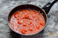 Фото приготовления рецепта: Макароны-ракушки с говяжьим фаршем и беконом, запечённые в томатном соусе - шаг №5
