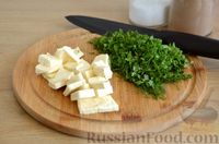 Фото приготовления рецепта: Запеканка из кабачков с беконом, плавленым сыром и помидорами черри - шаг №6