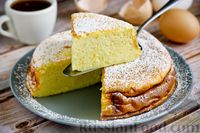 Фото к рецепту: Йогуртово-лимонный пирог с крахмалом (без муки)