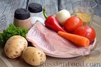 Фото приготовления рецепта: Картофельная запеканка с замороженными овощами и сыром - шаг №8