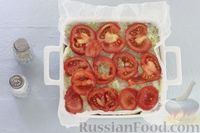 Фото приготовления рецепта: Запеканка из кабачков, с фаршем, помидорами и сыром - шаг №13