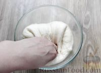 Фото приготовления рецепта: Пшеничный "тигровый" хлеб на опаре бига, с корочкой из рисовой муки - шаг №15