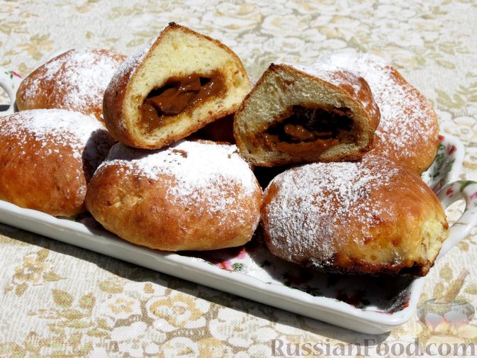 Пончики с классической сгущенкой собственного приготовления — Руспыш