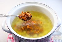 Фото приготовления рецепта: Постный фасолевый суп со щавелем - шаг №11