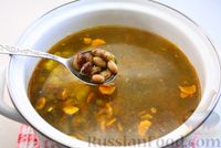 Фото приготовления рецепта: Постный фасолевый суп со щавелем - шаг №12