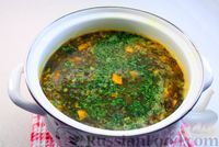 Фото приготовления рецепта: Постный фасолевый суп со щавелем - шаг №17