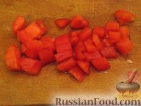 Фото приготовления рецепта: Крем-суп из баклажанов с помидорами - шаг №8