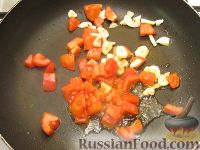 Фото приготовления рецепта: Крем-суп из баклажанов с помидорами - шаг №9