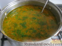 Фото приготовления рецепта: Суп гороховый вегетарианский - шаг №9