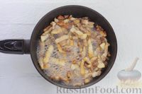 Фото приготовления рецепта: Запеканка из кабачков с беконом и соусом бешамель - шаг №5