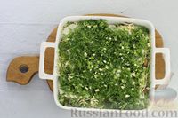 Фото приготовления рецепта: Запеканка из кабачков с беконом и соусом бешамель - шаг №22