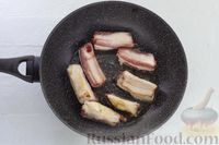 Фото приготовления рецепта: Макароны со свиными рёбрышками и овощами (на сковороде) - шаг №3