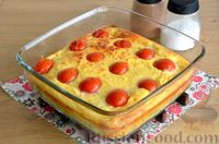 Фото приготовления рецепта: Рыбная запеканка с помидорами и сыром - шаг №11