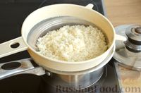 Фото приготовления рецепта: Рис с кабачками и шпинатом - шаг №10