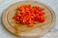 Фото приготовления рецепта: Суп со свиными рёбрами, помидорами, вермишелью и сладким перцем - шаг №9