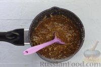 Фото приготовления рецепта: Свинина, тушенная с грибами в сырном соусе (в казанке) - шаг №10