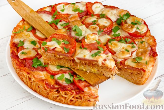 Запеканка из макарон с овощами и сыром — рецепт с фото пошагово