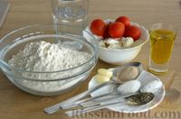 Фото приготовления рецепта: Фокачча с творогом, помидорами и базиликом - шаг №1