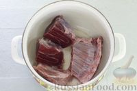 Фото приготовления рецепта: Зелёные щи со свининой - шаг №2