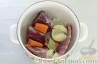 Фото приготовления рецепта: Зелёные щи со свининой - шаг №3