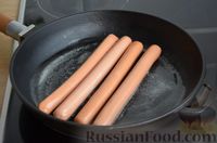 Фото приготовления рецепта: Хот-дог в лаваше, с морковью и маринованным луком - шаг №2