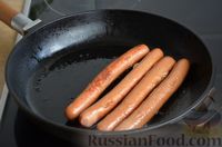 Фото приготовления рецепта: Хот-дог в лаваше, с морковью и маринованным луком - шаг №3
