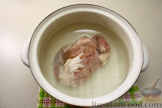 Рассольник со свининой с солеными огурцами на перловой крупе рецепт с фото