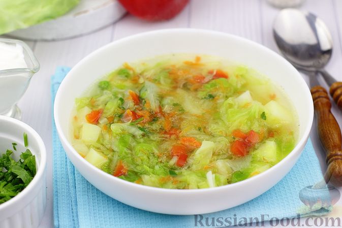 Вариант 2: Быстрый рецепт лёгкого летнего куриного супа с зелёным горошком