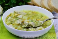 Фото приготовления рецепта: Куриный суп с вермишелью и яйцами - шаг №15