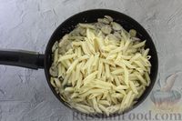 Фото приготовления рецепта: Макароны, запечённые с курицей в сливочно-грибном соусе - шаг №10