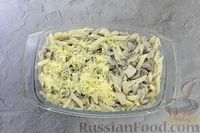 Фото приготовления рецепта: Макароны, запечённые с курицей в сливочно-грибном соусе - шаг №13