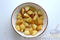 Фото приготовления рецепта: Жареный рис с беконом и картофелем - шаг №8