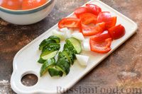 Фото приготовления рецепта: Гаспачо (холодный томатный суп) с гренками - шаг №5