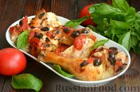 Фото приготовления рецепта: Курица, запечённая с помидорами и маслинами (в духовке) - шаг №12