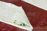 Фото приготовления рецепта: Пирожки из теста фило с картошкой и шпинатом - шаг №9