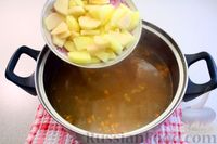 Фото приготовления рецепта: Куриный суп со щавелем и вермишелью - шаг №11